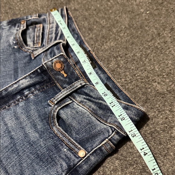 Judy Blue Los Angeles Distressed Wide Leg Jeans Sz 0/24 | Stretch High Rise - Picture 12 of 14